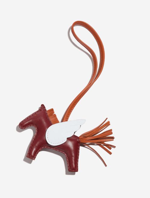 Hermès Rodeo Pegasus PM Milo Burgundy / Cornaline / Bleu Brume Front | Sell your designer bag
