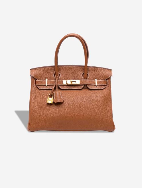 Hermès Birkin 30 Togo Gold Front | Sell your designer bag
