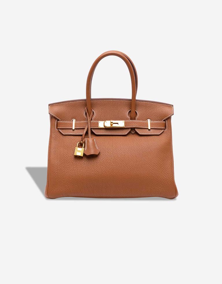 Hermès Birkin 30 Togo Gold Front | Sell your designer bag