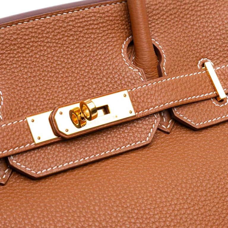 Hermès Birkin 30 Togo Gold Front | Sell your designer bag