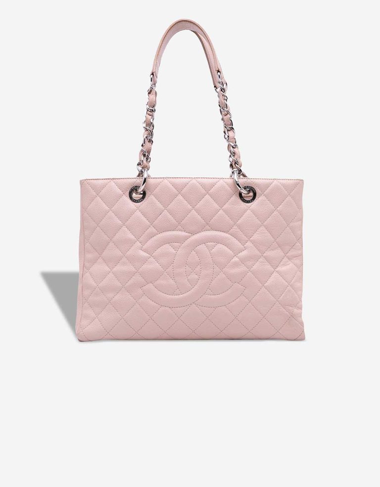 Chanel Shopping Tote GST Caviar Light Pink Front | Sell your designer bag