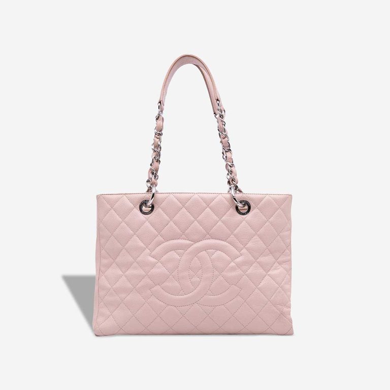 Chanel Shopping Tote GST Caviar Light Pink Front | Sell your designer bag