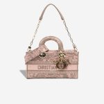 Dior Lady D-Joy Medium Canvas Rose Front | Sell your designer bag