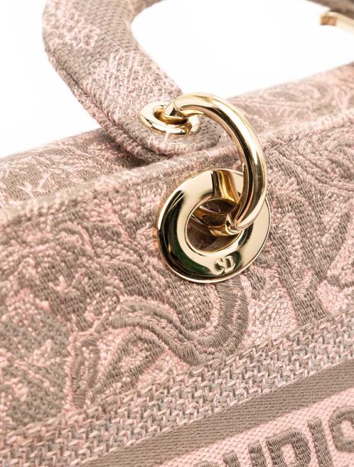 Dior Lady D-Joy Medium Canvas Rose Signs of wear | Sell your designer bag