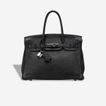 Hermès Birkin 30 Clémence Black Front | Sell your designer bag