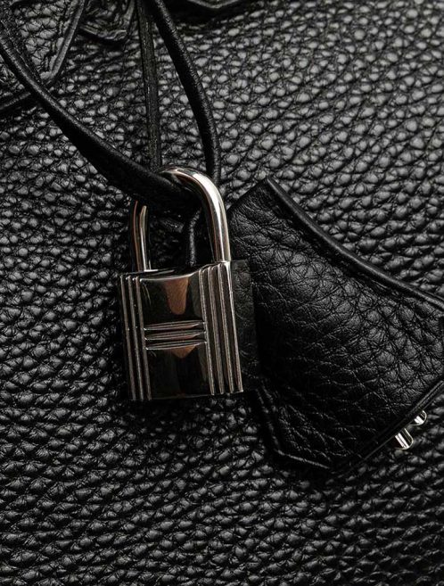 Hermès Birkin 30 Clémence Black Closing System | Sell your designer bag