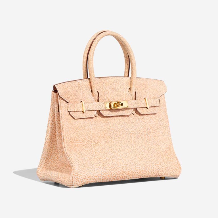Hermès Birkin 30 Buffalo Dalmatian Orange H / White | Sell your designer bag