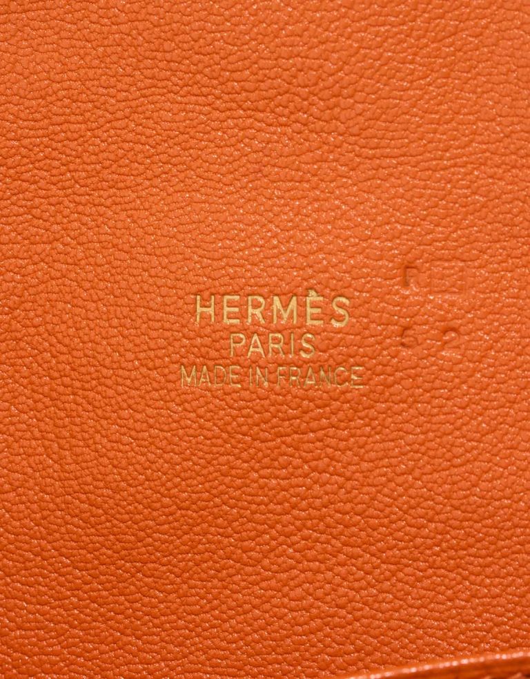 Hermès Birkin 30 Buffalo Dalmatian Orange H / White Logo | Sell your designer bag