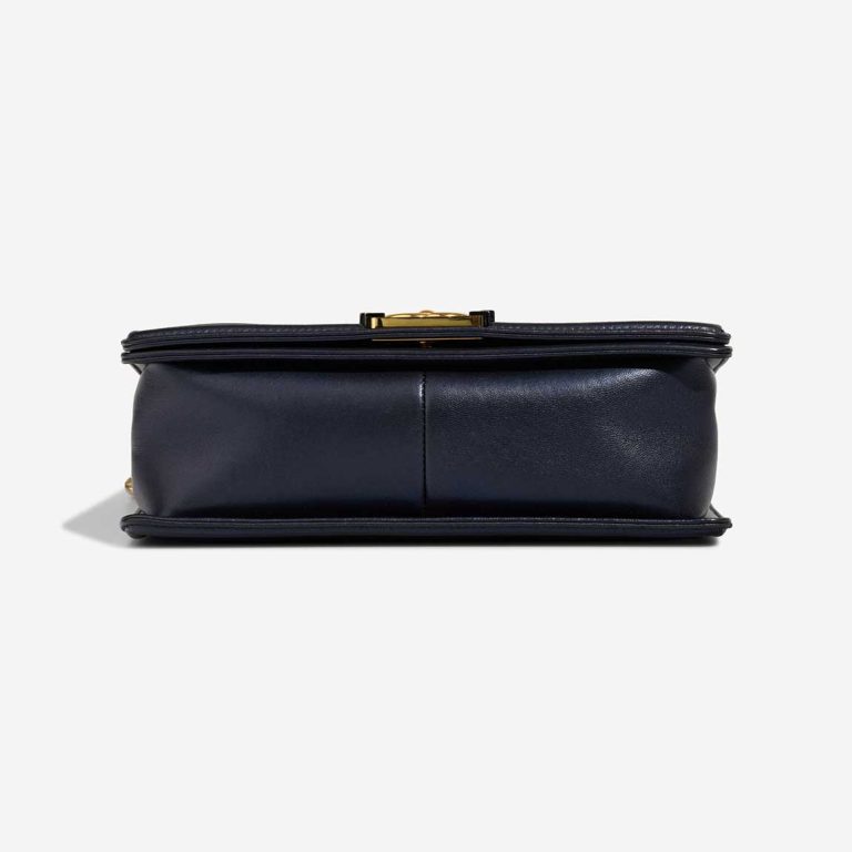 Chanel Boy Old Medium Lamb Dark Blue | Sell your designer bag