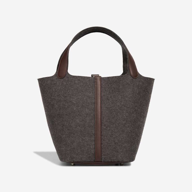 Hermès Picotin 22 Felt Grey / Rouge Sellier | Sell your designer bag