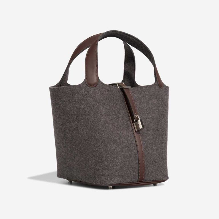 Hermès Picotin 22 Felt Grey / Rouge Sellier | Sell your designer bag