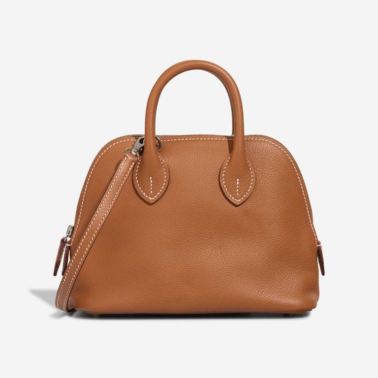 Hermès Bolide Mini Evercolor Gold Front | Sell your designer bag