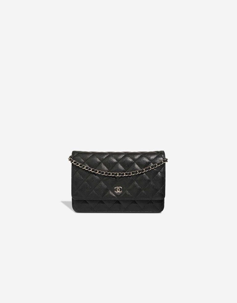 Chanel Wallet On Chain Caviar Black Front | Sell your designer bag