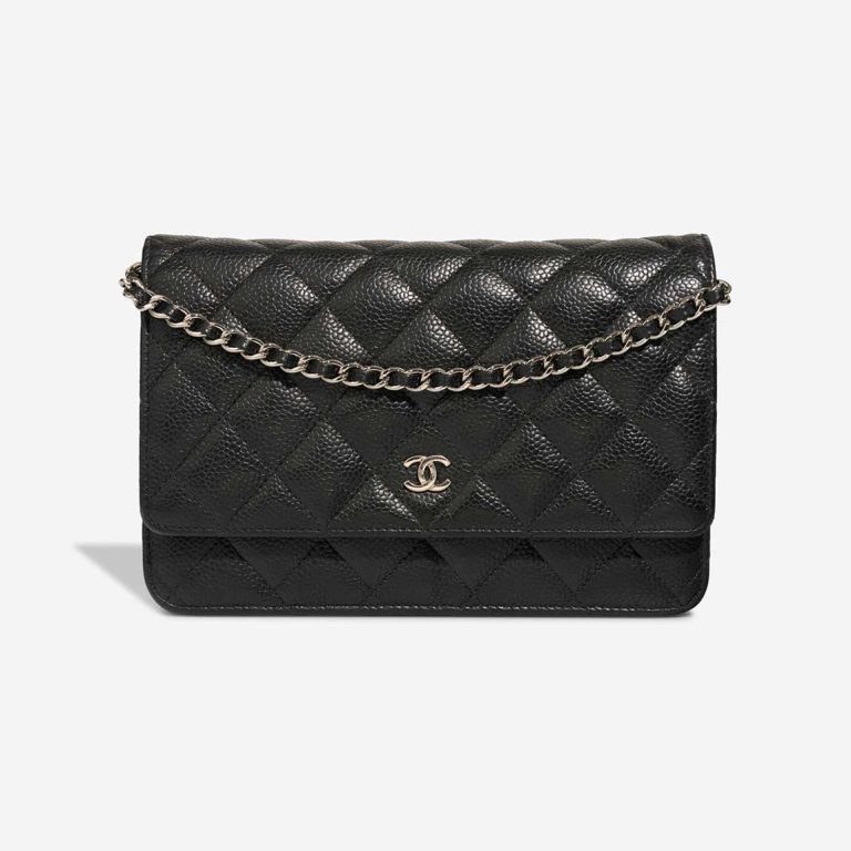 Chanel Wallet On Chain Caviar Black Front | Sell your designer bag