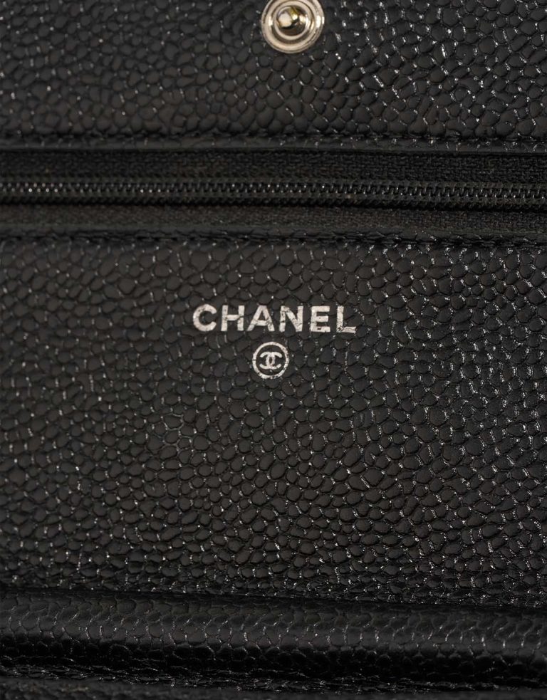 Chanel Wallet On Chain Caviar Black Logo | Sell your designer bag