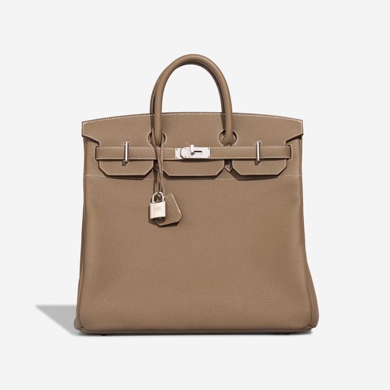 Hermès Haut à Courroies 40 Togo Étoupe Front | Sell your designer bag