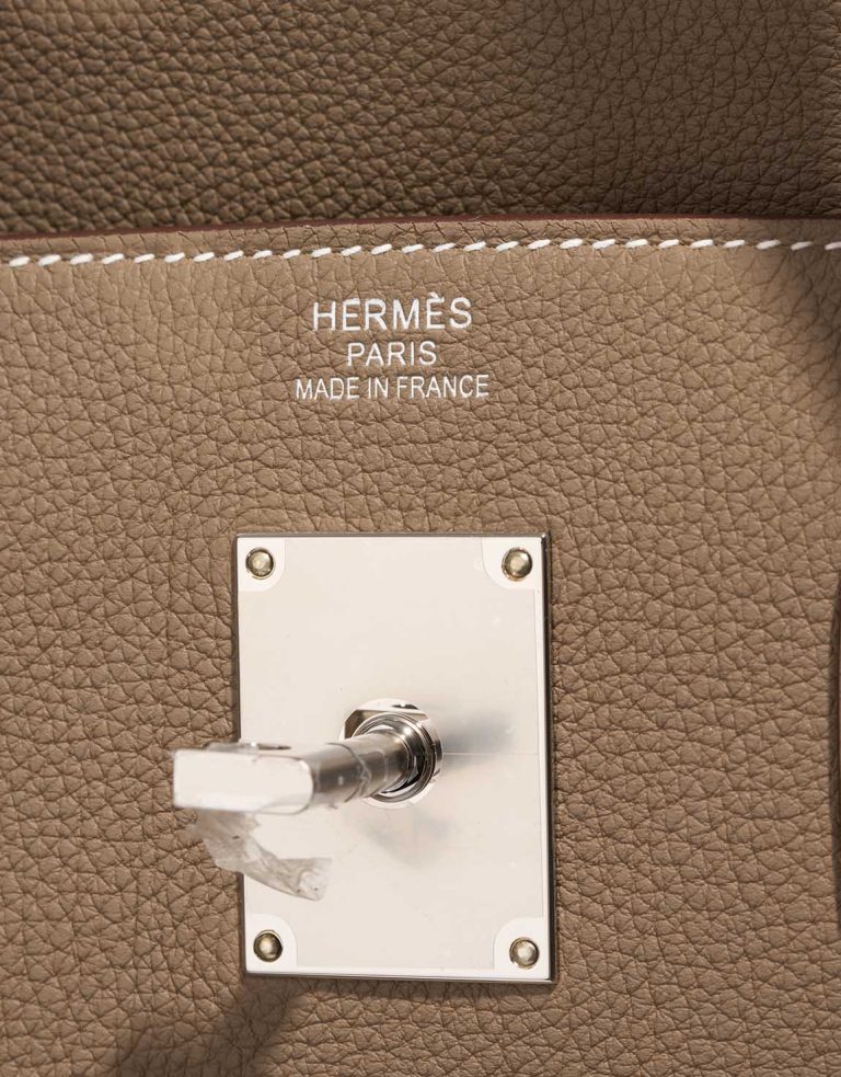 Hermès Haut à Courroies 40 Togo Étoupe Logo | Sell your designer bag