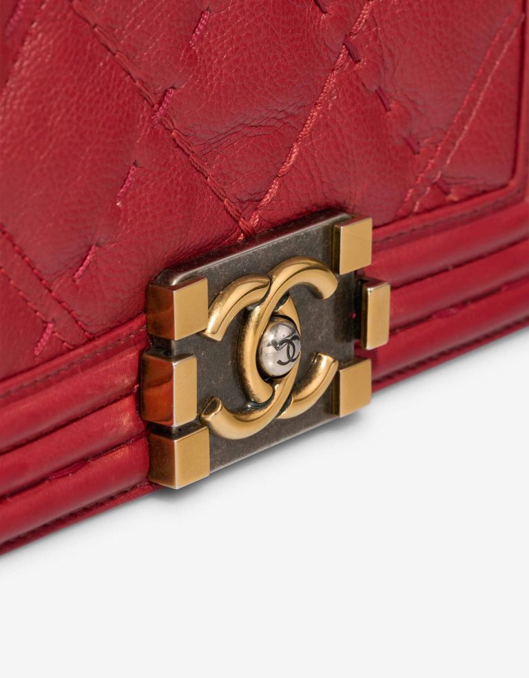 Chanel Boy Small Calf Red Closing System | Sell your designer bag