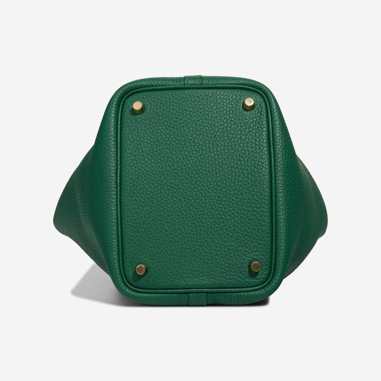 Hermès Picotin Verso 18 Taurillon Clémence / Swift Vert Moyen / Peppermint | Sell your designer bag