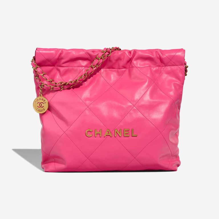 Chanel 22 Medium Hot Pink Front | Sell your designer bag
