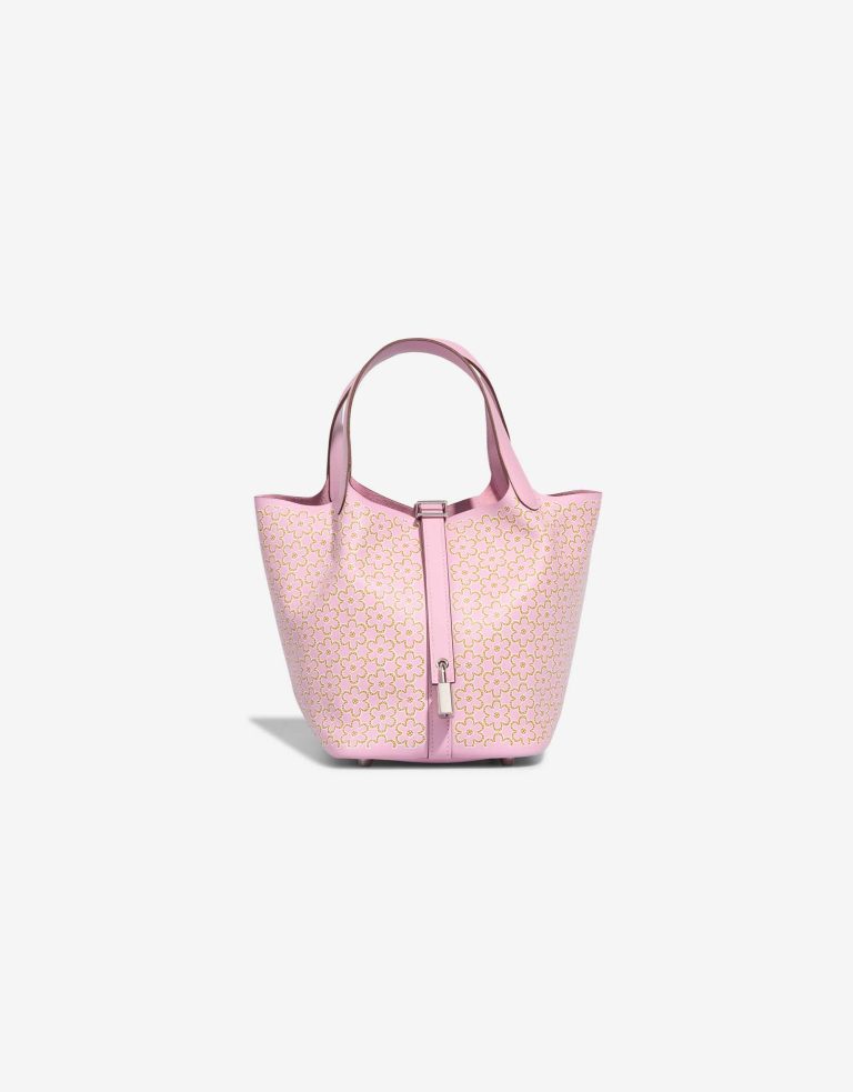 Hermès Lucky Daisy Picotin 18 Swift Mauve Sylvestre Front | Sell your designer bag