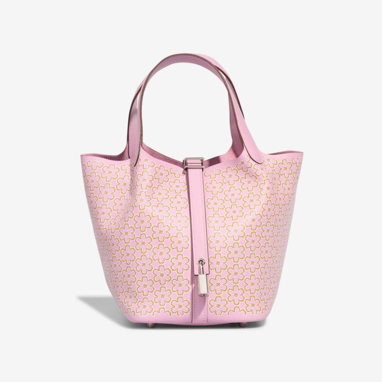 Hermès Lucky Daisy Picotin 18 Swift Mauve Sylvestre Front | Sell your designer bag