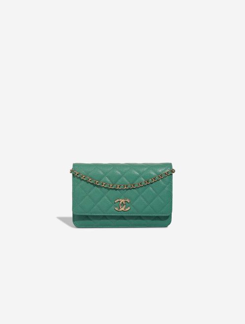 Chanel Wallet On Chain Wallet On Chain Caviar Water Green Front | Sell your designer bag