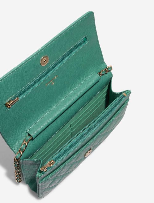 Chanel Wallet On Chain Wallet On Chain Caviar Water Green Inside | Sell your designer bag
