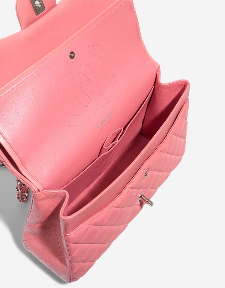 Chanel Timeless Jumbo Lamb Pink Inside | Sell your designer bag