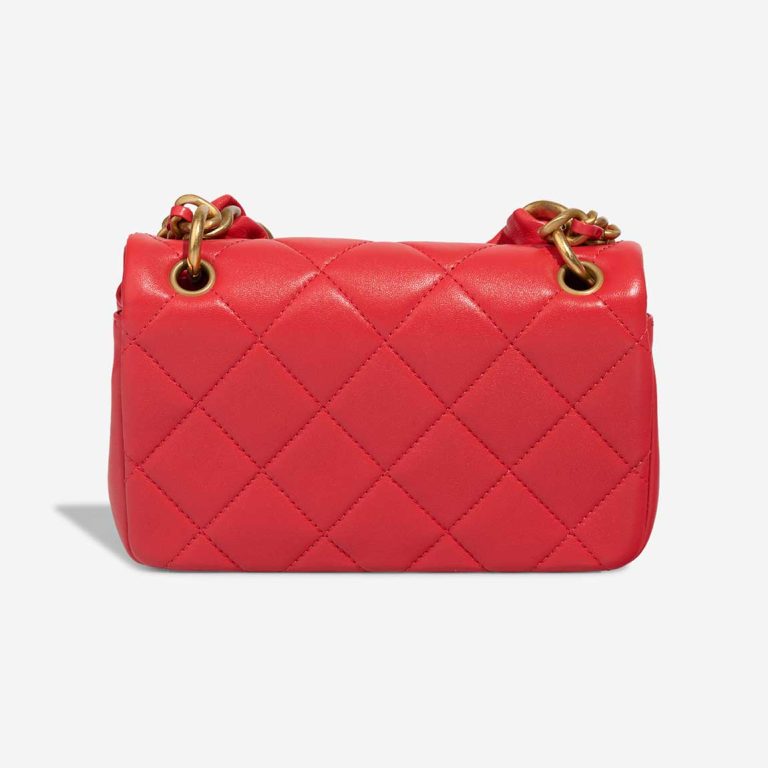 Chanel Flap Bag Mini Rectangular Lamb Red | Sell your designer bag