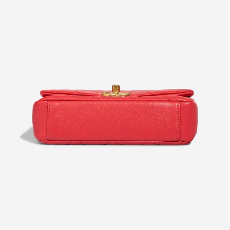 Chanel Flap Bag Mini Rectangular Lamb Red | Sell your designer bag