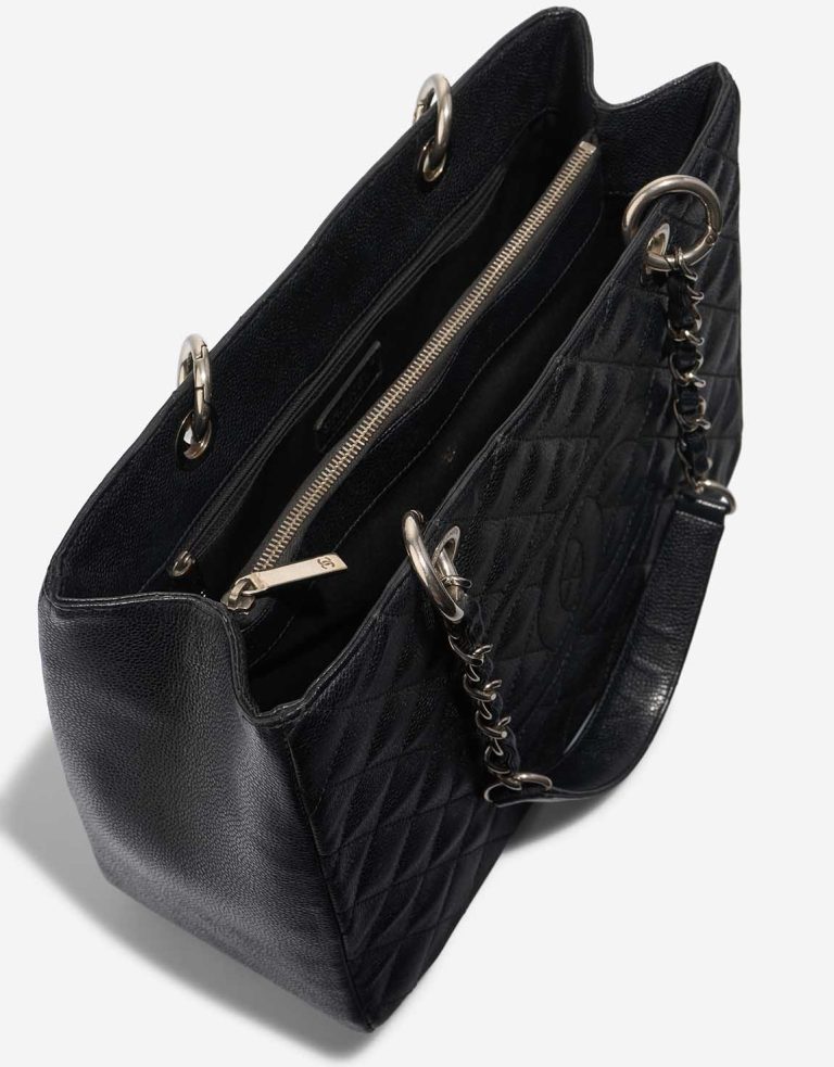 Chanel Shopping Tote GST Caviar Black Inside | Sell your designer bag