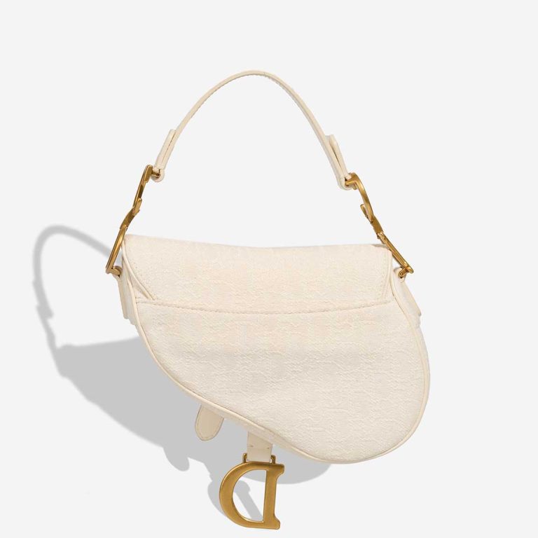 Dior Saddle Mini Canvas White | Sell your designer bag