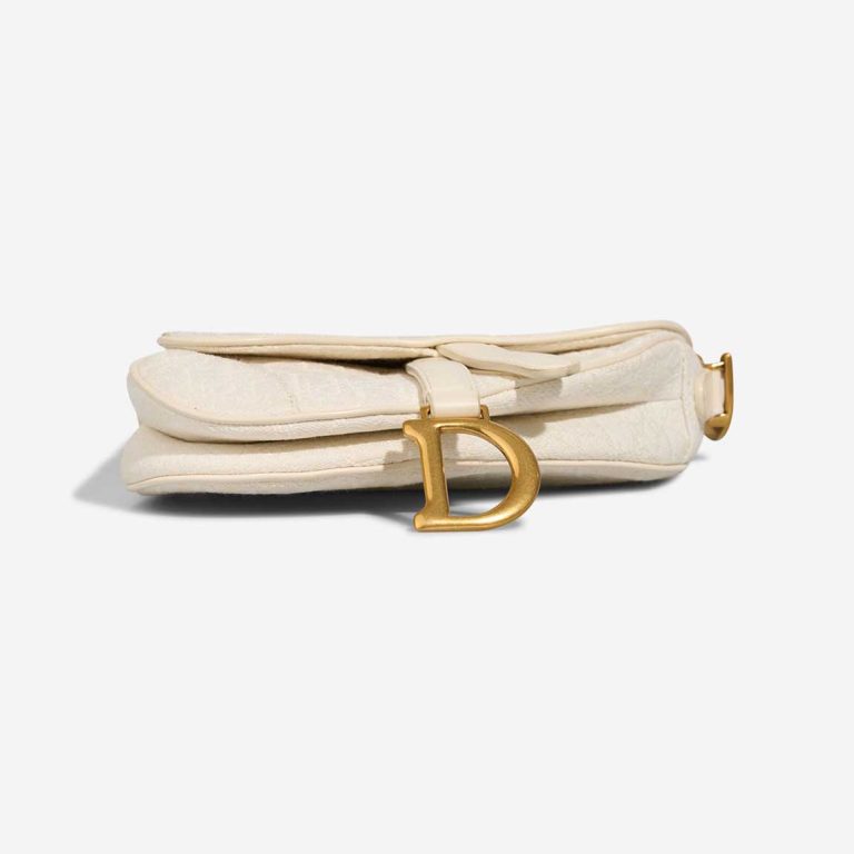 Dior Saddle Mini Canvas White | Sell your designer bag