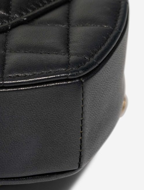 Chanel Timeless Heart Small Lamb Black Signs of wear | Sell your designer bag