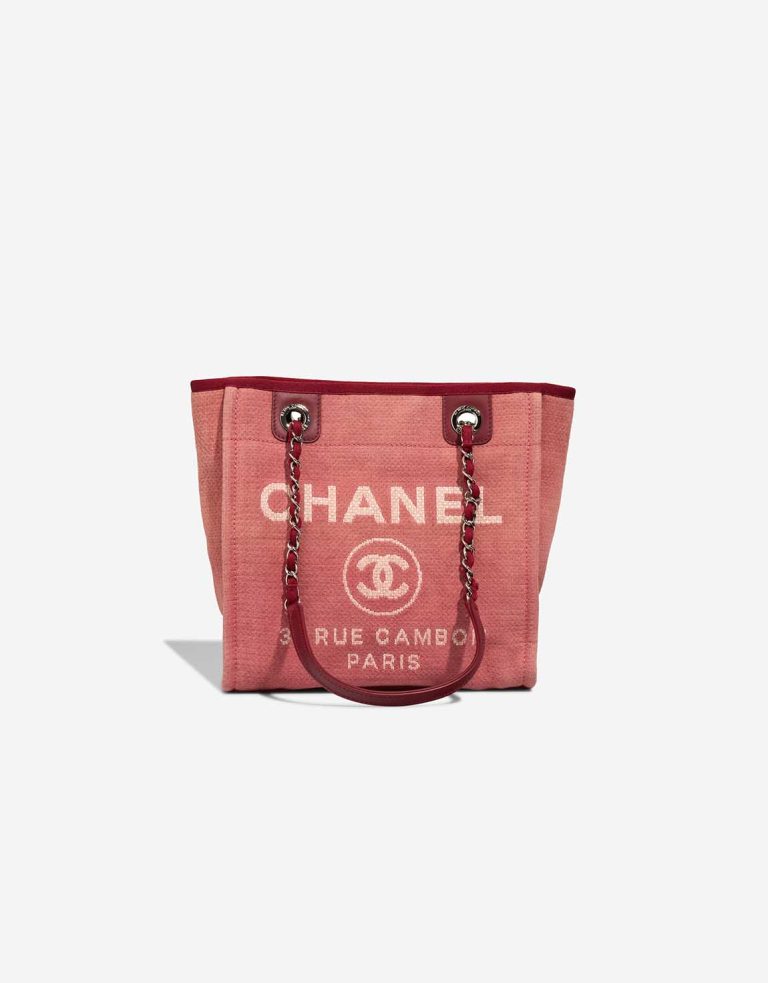 Chanel Deauville Mini Canvas Dusty Rose Front | Sell your designer bag