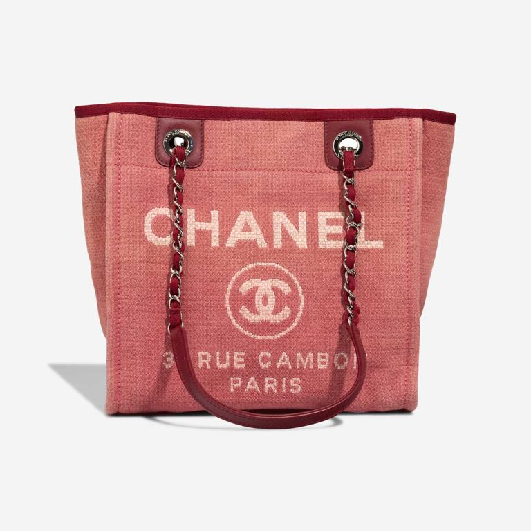 Chanel Deauville Mini Canvas Dusty Rose Front | Sell your designer bag
