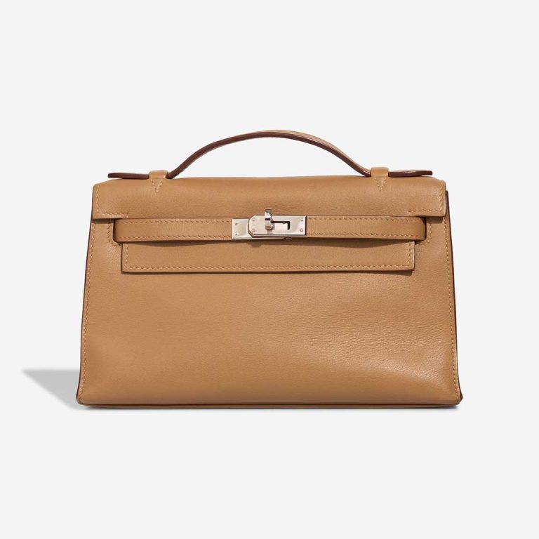 Hermès Kelly Pochette Swift Biscuit Front | Sell your designer bag