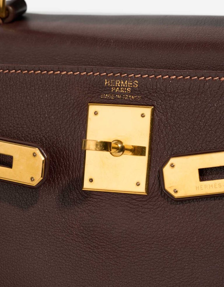Hermès Kelly Backpack Gulliver Chocolat Logo | Sell your designer bag