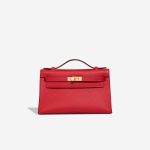 Hermès Kelly Pochette Swift Rouge Radieux Front | Sell your designer bag