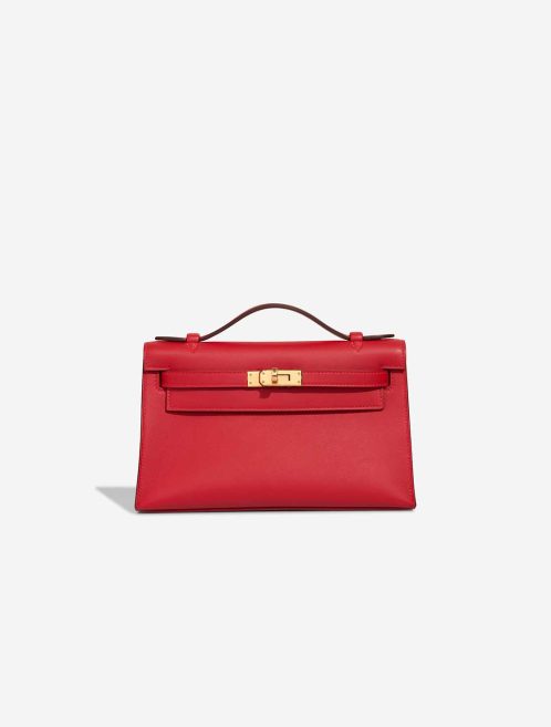 Hermès Kelly Pochette Swift Rouge Radieux Front | Sell your designer bag