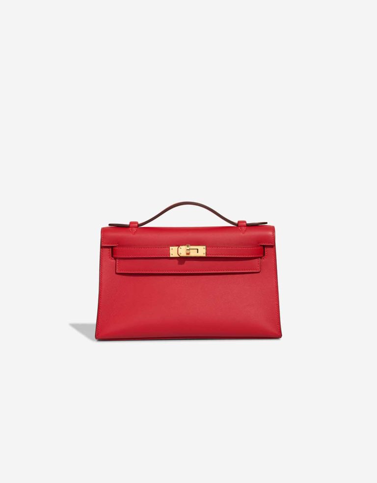 Hermès Kelly Pochette Swift Rouge Radieux Front | Sell your designer bag