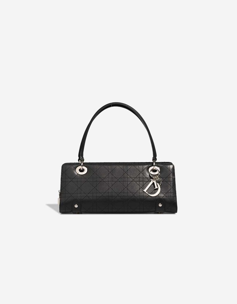 Dior Lady D-Joy Medium Calf Black Front | Sell your designer bag