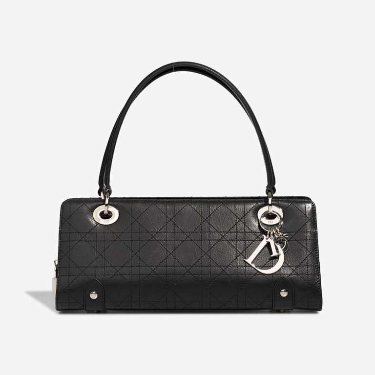 Dior Lady D-Joy Medium Calf Black Front | Sell your designer bag