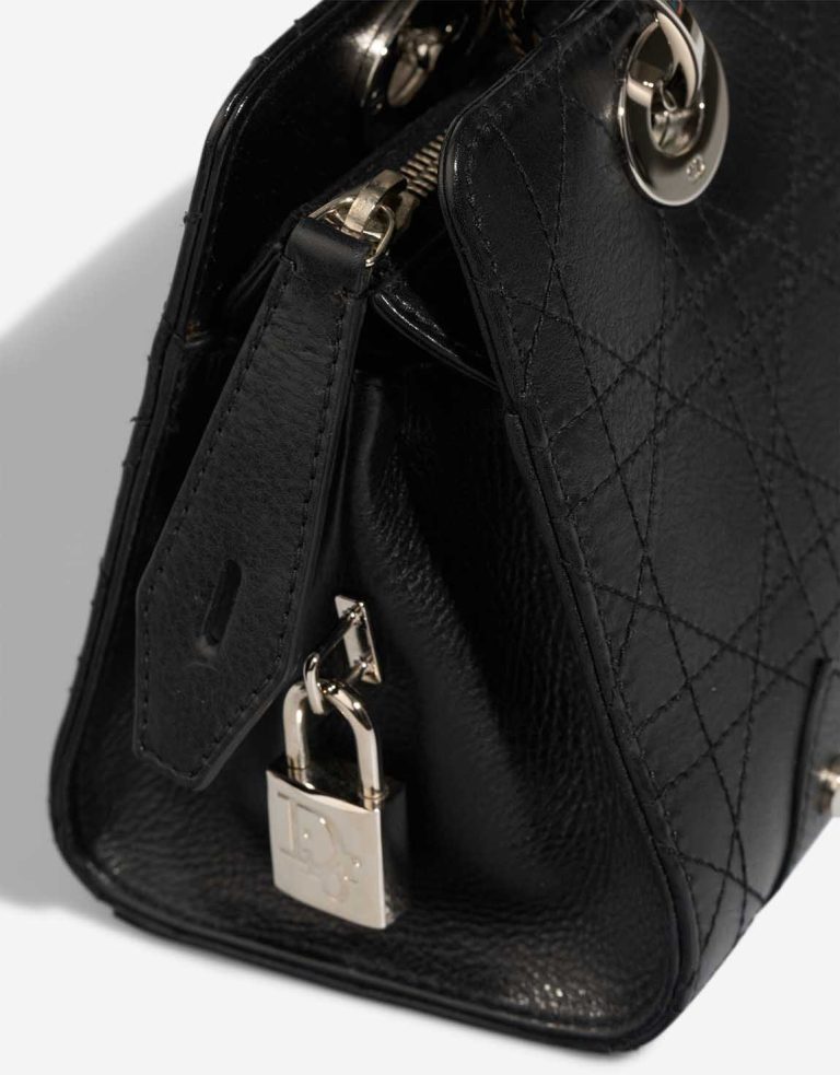 Dior Lady D-Joy Medium Calf Black Signs of wear | Sell your designer bag