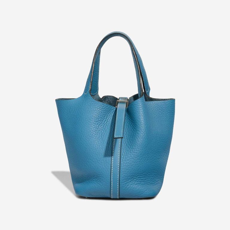 Hermès Picotin 18 Clémence Bleu Jean Front | Sell your designer bag