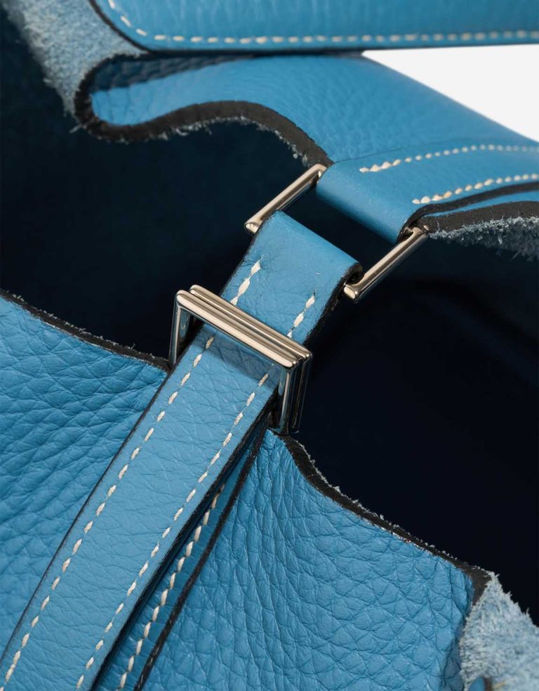 Hermès Picotin 18 Clémence Bleu Jean Closing System | Sell your designer bag
