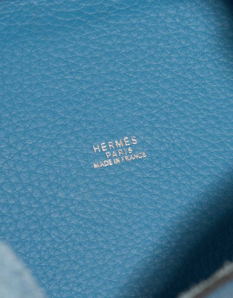 Hermès Picotin 18 Clémence Bleu Jean Logo | Sell your designer bag