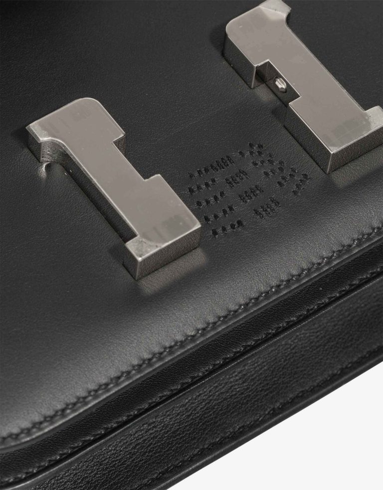 Hermès Constance Dancing Flowers 18 Swift Black Signs of wear | Sell your designer bag