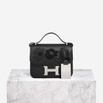 Hermès Constance Dancing Flowers 18 Swift Black Front | Sell your designer bag